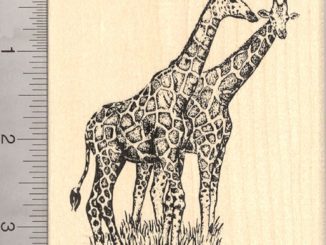 Giraffe Rubber Stamps