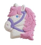 White and Pink Horse Cake